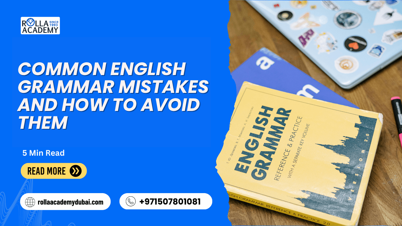 Common English Grammar Mistakes and How to Avoid Them | Rolla Academy ...